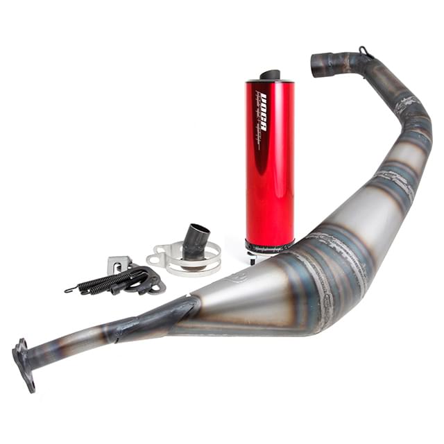 Escape Derbi Senda Warrior 50/70cc VOCA silenciador rojo