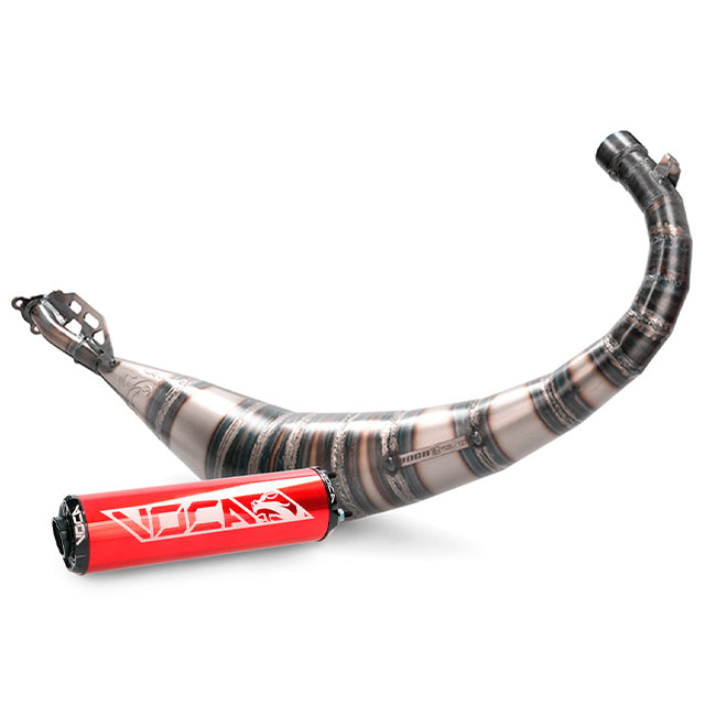 Escape Derbi Senda Rookie 50/70cc VOCA (CE) silenciador rojo