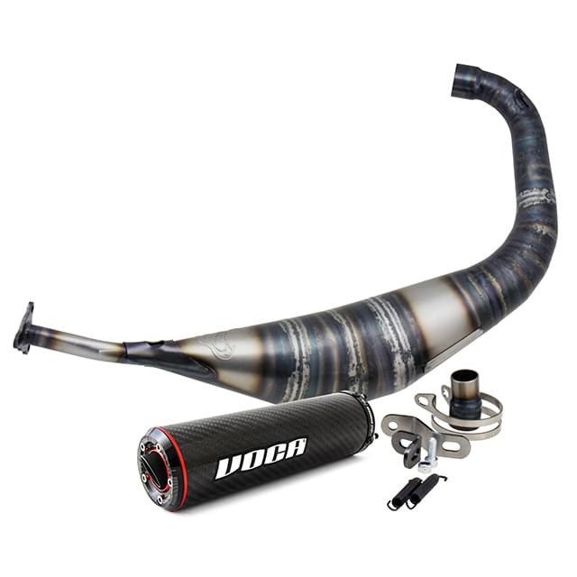 Bufanda escape HM Moto Cre Derapage Six SM Carbon Racing 70/80cc VOCA