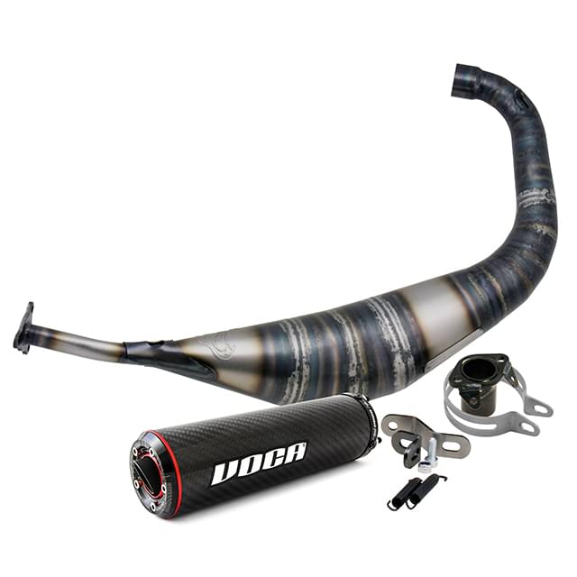 Bufanda de escape Derbi Senda Carbon Racing 70/80cc VOCA