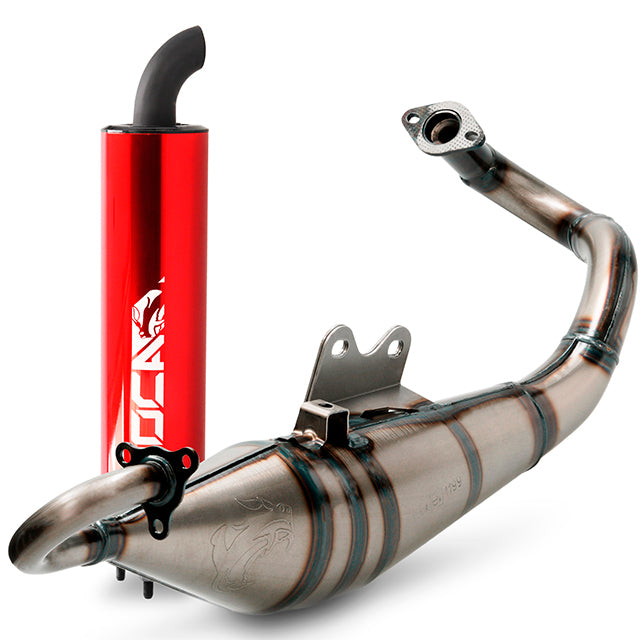 Escape Piaggio Sabotage 50/70 VOCA (CE) silenciador rojo