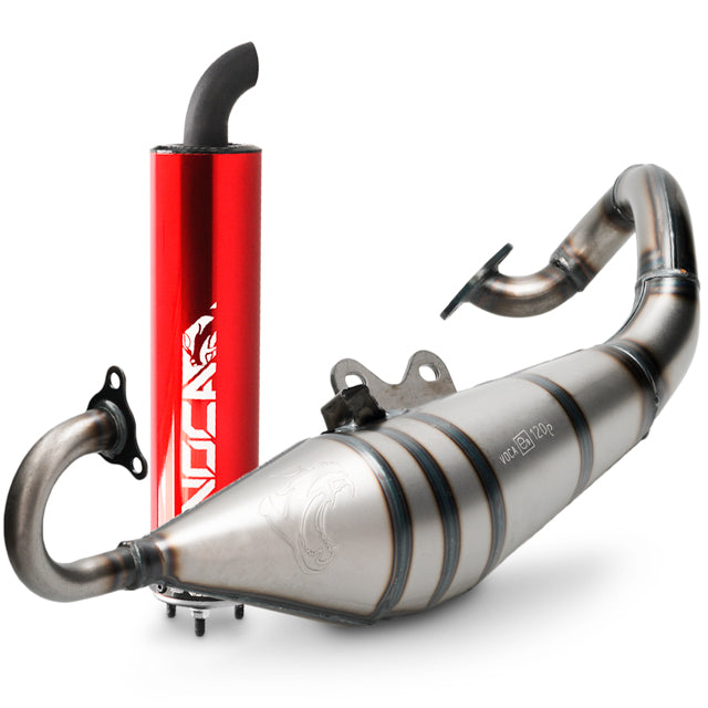 Escape Minarelli horizontal Sabotage 50/70 VOCA (CE) silenciador rojo