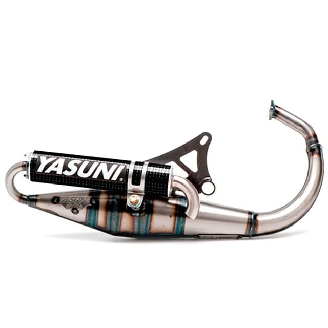 Escape Minarelli vertical silenciador carbono homologado CE Yasuni Scooter Z Black-Edition