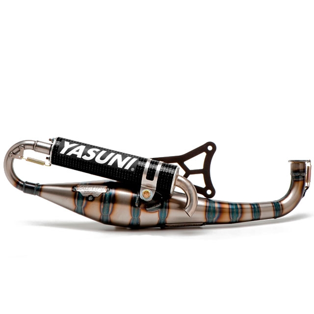 Escape Minarelli horizontal silenciador carbono Yasuni Scooter Carrera 21 Black-Edition