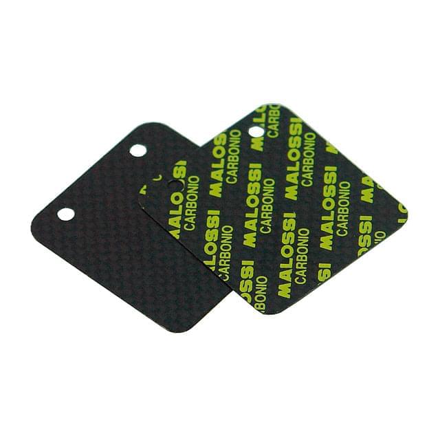 Laminas (2) de carbono Malossi MHR, 0,30mm (45°), 2 unidades VL14 MHR