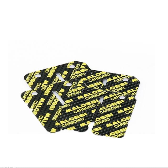 Laminas de carbono, Malossi VL9, Peugeot/Honda, (para Caja M277440.CO/ 277731C0), 4 laminas de 0,30-0,35