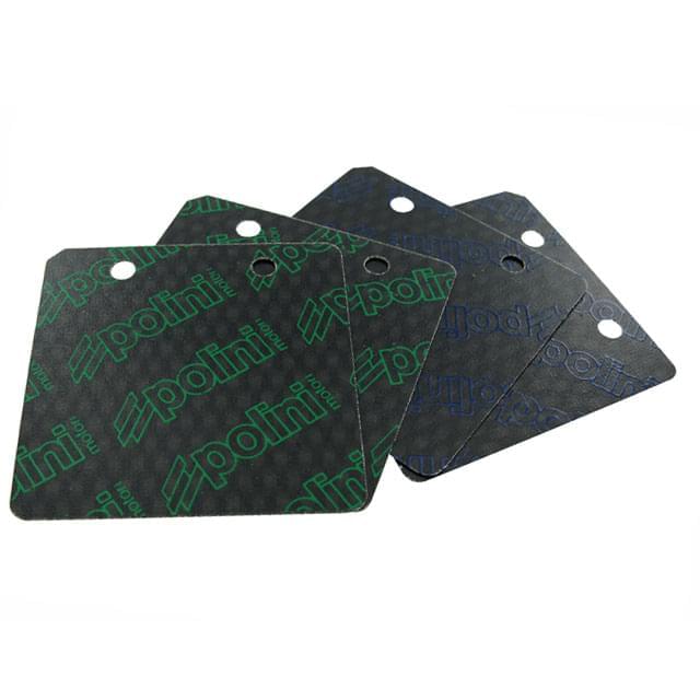 Láminas de carbono (Set), Polini, para Caja de laminas Piaggio 213.0040 y Minarelli P213.0046