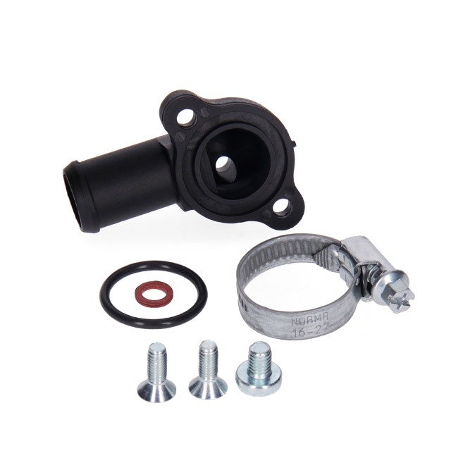 Adaptador para el tubo de refrigerante 90º Piaggio LC Polini