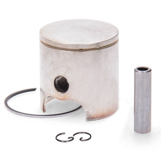 Pistón completo, plateado, d=47, Minarelli horizontal / Cilindro (due plus), bulón 10