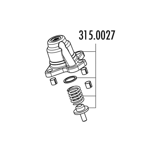 Valvula de inyección para cilindro Polini Aprilia Di-Tech Motor