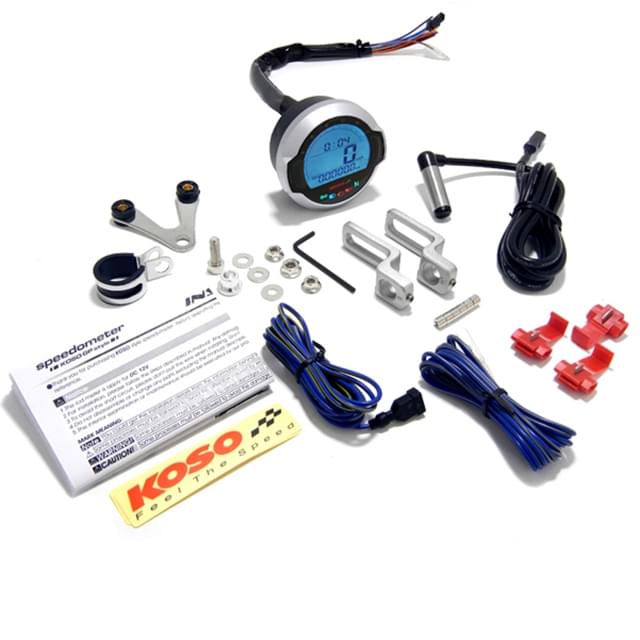Velocímetro y RPM KOSO D64 DL-03S, plata
