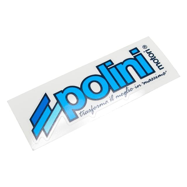 Pegatina Polini recortado, 23 x 8 cm