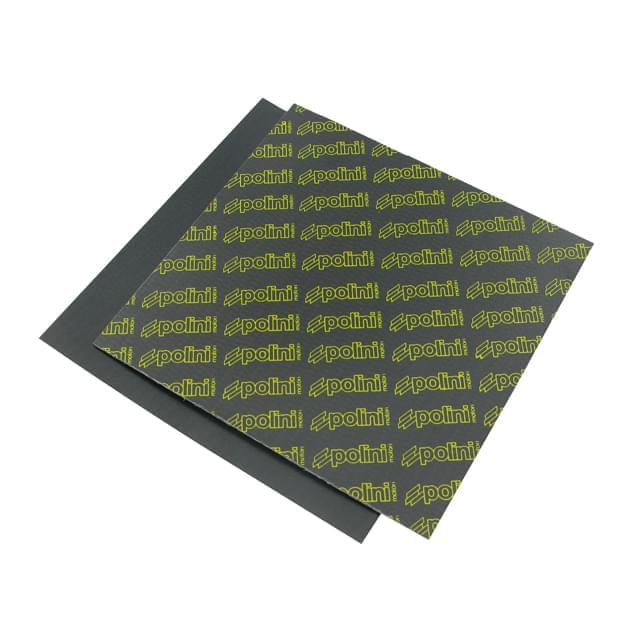 Lámina de Carbono (Folio), Polini, 110x110mm, de 0.25mm, amarillo