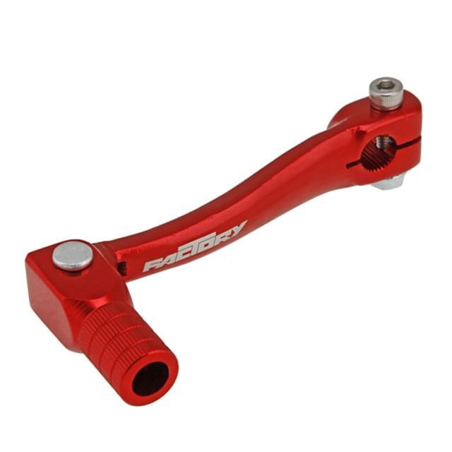 Pedal de cambio CNC aluminio, Motor Z Pitbike, rojo