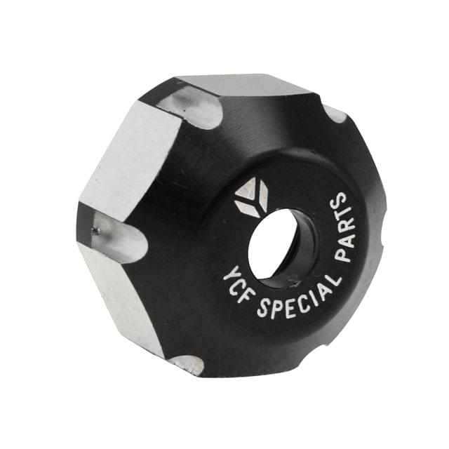 Tuerca dirección CNC M22 Pitbike, negro