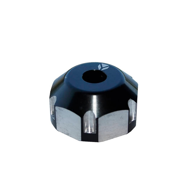 Tuerca dirección CNC M22 Pitbike, negro