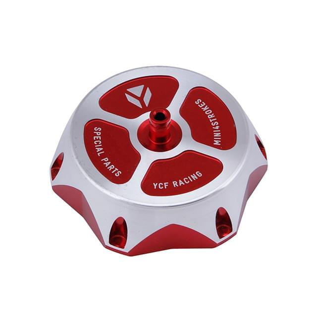 Tapon depósito CNC Pitbike, rojo