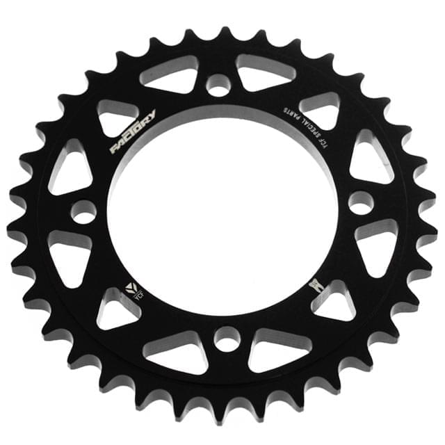 Corona Pitbike Z-34 420 4 agujeros Aluminio Negro YCF