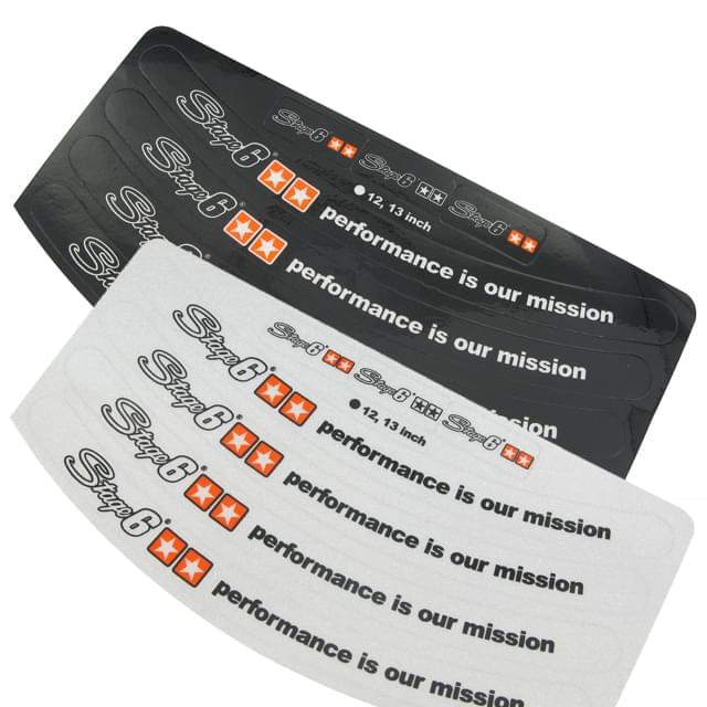 Cinta adhesiva para llanta Stage6, 12''/13'' - blanco