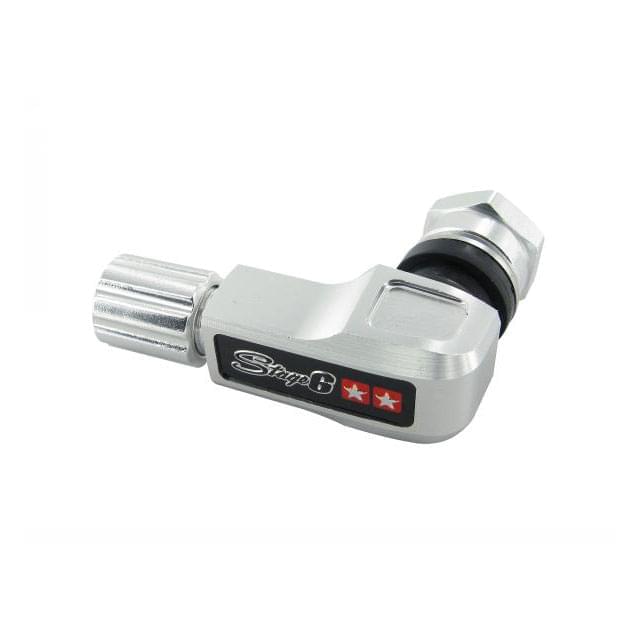 Válvula Stage6 CNC curvada 90° - cromado