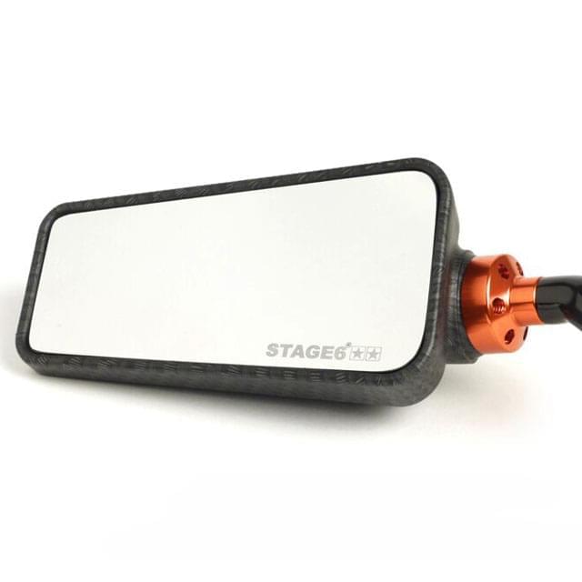 Retrovisor Stage6 SSP F1-Look, lado izquierdo, carbono mate