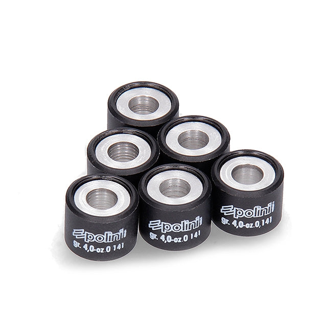 Rodillos Polini con revestimiento, 16x13- 4gr