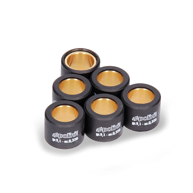 Rodillos Polini con revestimiento, 19X15,5 9,1g