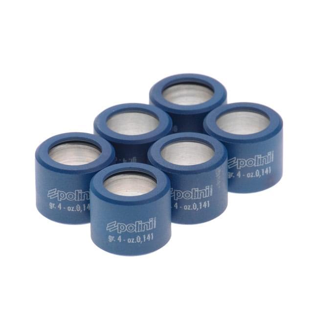 Rodillos Polini con revestimiento, 19x15.5 ( 4,7g )