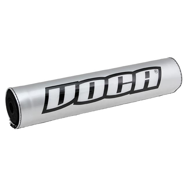 Protector de manillar VOCA "Cross", ancho 250mm, ideal motos de marchas, plata