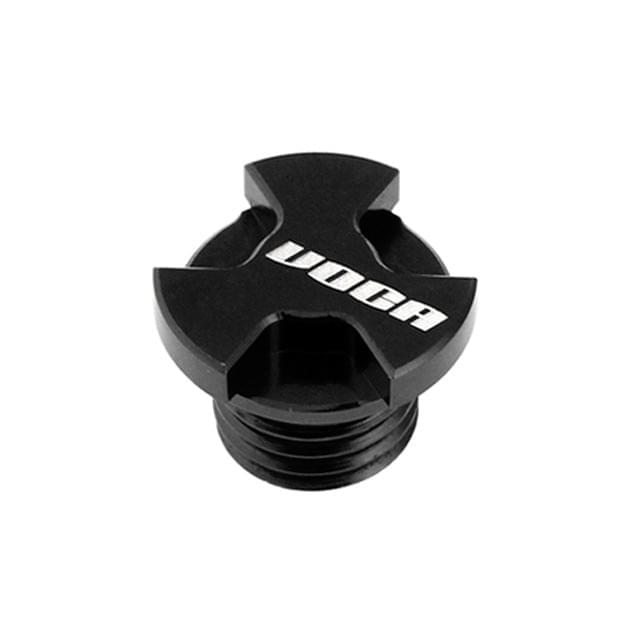 Tapón aceite VOCA CNC, Derbi y Lambretta, M16x1.5, negro