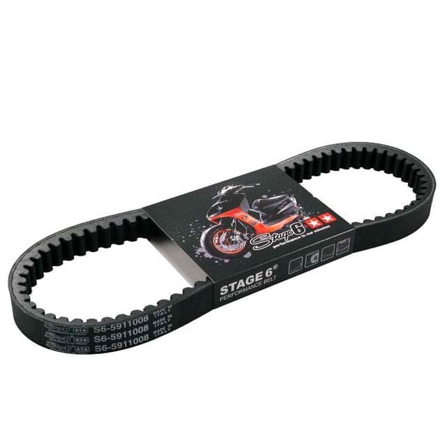 Correa Stage6 MAXIDRIVE, Piaggio LEADER / QUASAR / LEM 125-150cc 4T, L=814mm /B=22.5mm / H=10.2mm / W=30°