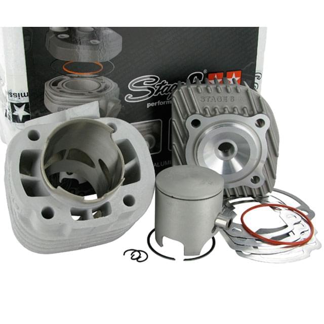 Cilindro (Kit) Stage6 RACING 70cc MKII., Minarelli horizontal AC, bulón 10