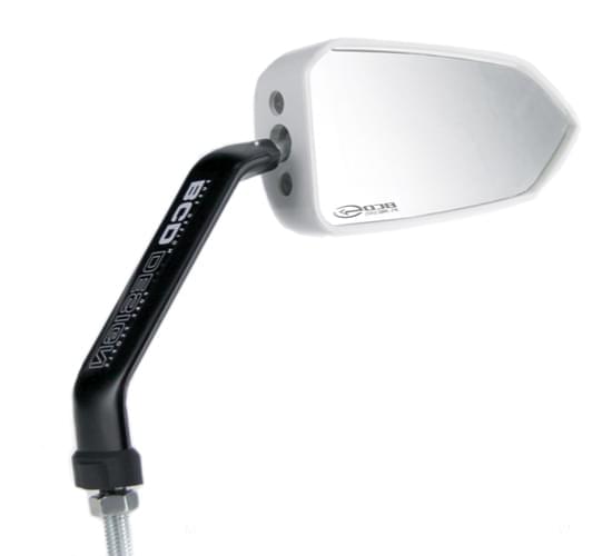 Retrovisor BCD F1 SERIES V2 - derecho, blanco