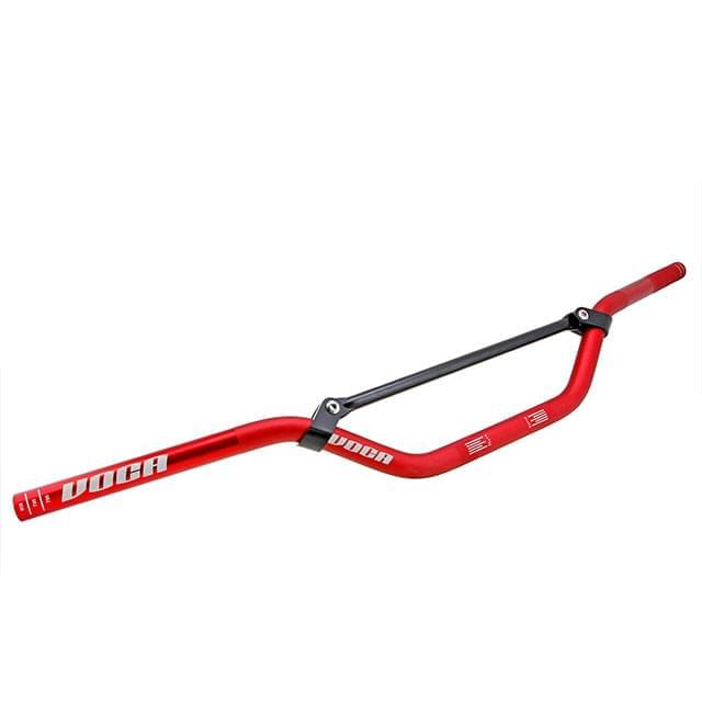 Manillar VOCA Racing Cross, 22,2mm, rojo, sin protector