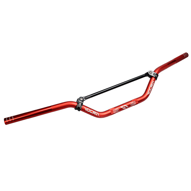 Manillar VOCA Racing Cross, 22,2mm, rojo, sin protector