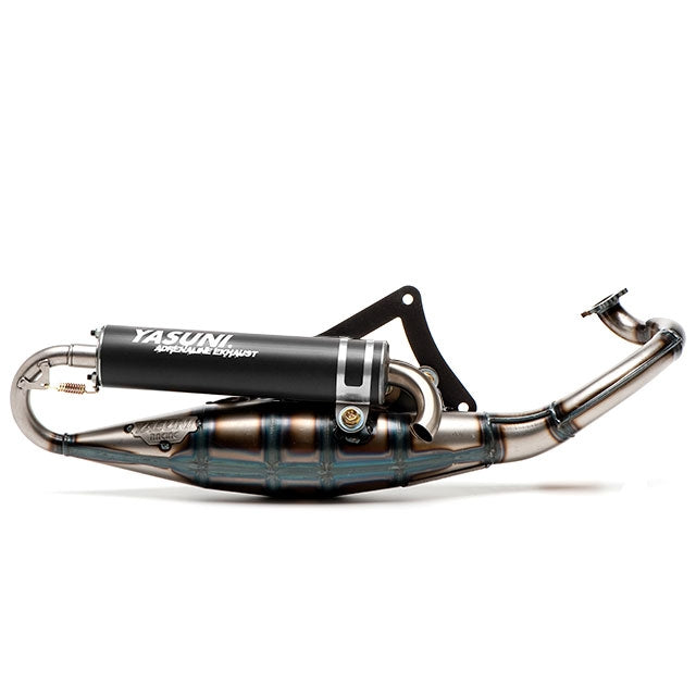 Escape Morini silenciador aluminio negro Yasuni Scooter R