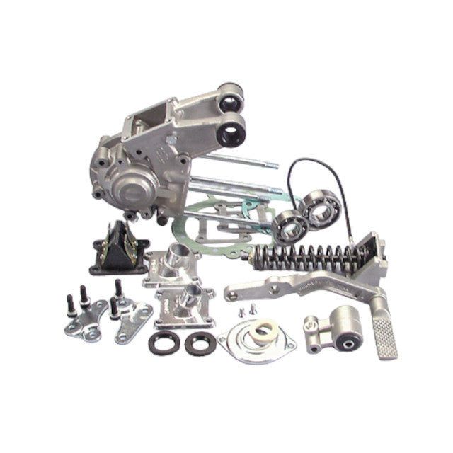 Carter completo POLINI,, con pedal de arranque, Peugeot 103 - 104 - 105 - GL10