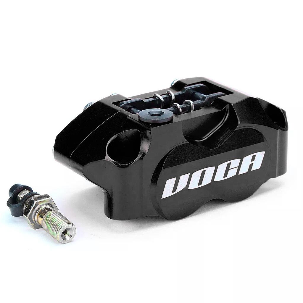 Pinza de freno VOCA Racing G-Force (4 pistones)-NEGRO 