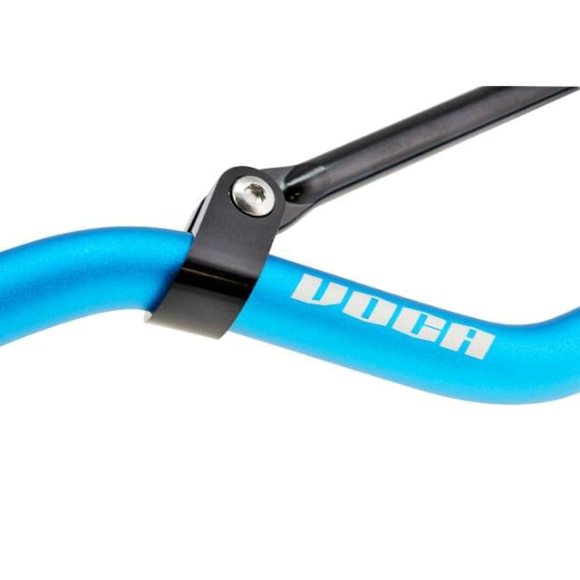 Manillar VOCA Racing Cross, 22,2mm, azul, sin protector