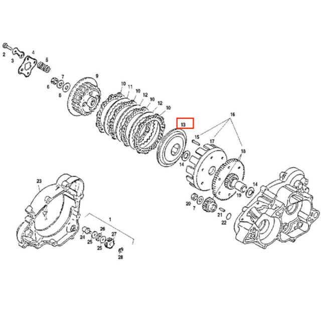 prensa embrague morini 50cc Rieju