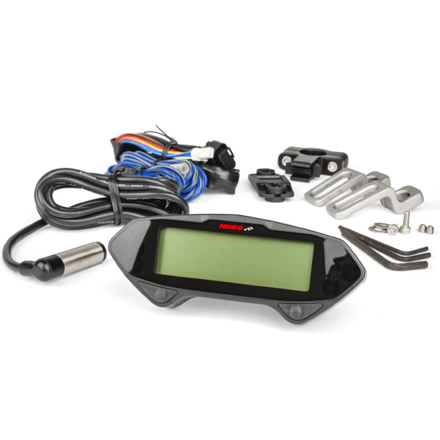 Marcador DB-01RN Digital universal Speed RPM ODO TRIP TIME FUEL + 5 niveles de luz Koso