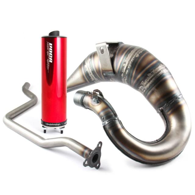 Escape Yamaha DT50 MBK X-Limit VOCA Cross Rookie 50/70cc (CE) silenciador rojo 