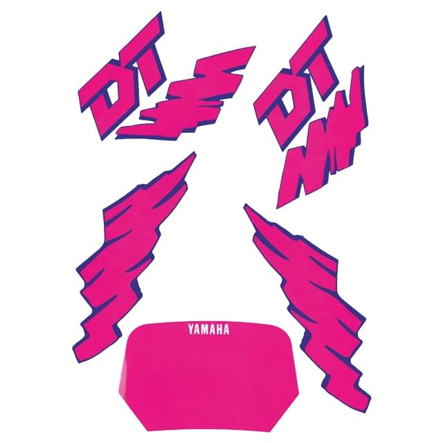 Kit pegatinas Yamaha DT 50 Antigua Rosa