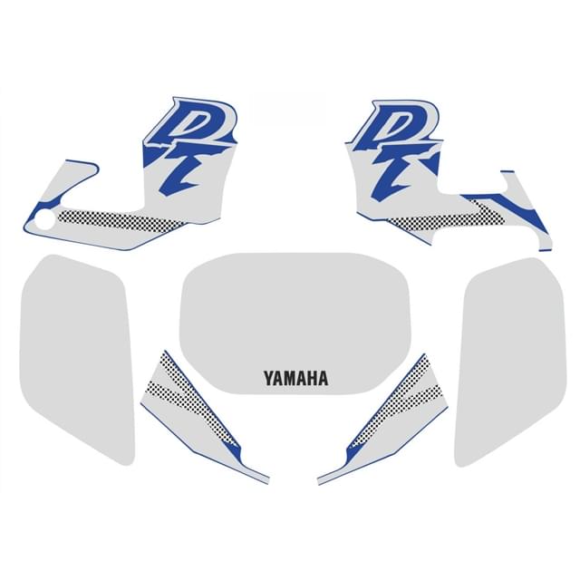 Kit pegatinas Yamaha DT 125 R Poliéster Azul