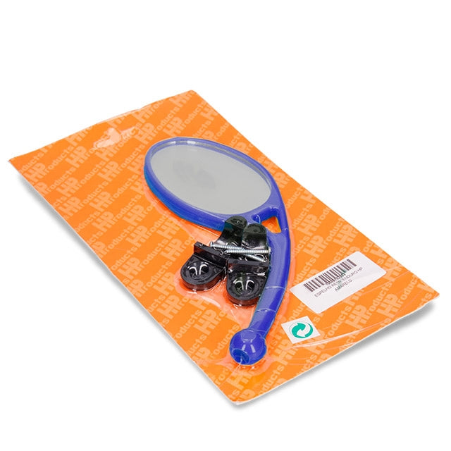 Retrovisor universal offroad con abrazadera para manillar HP Azul 98-