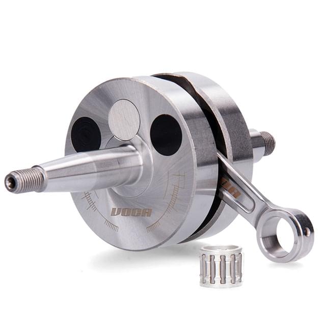 Cigüeñal Minarelli AM6 VOCA HQ Racing biela CNC jaula de agujas de plata