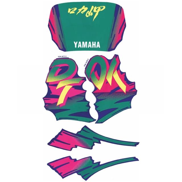 Kit pegatinas Yamaha DT 50 LC Verde