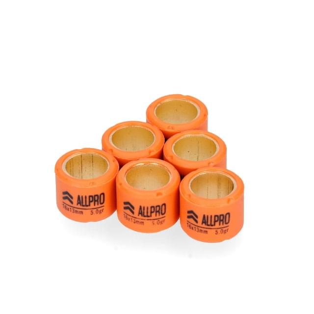 Rodillos 16x13 5,0gr AllPro