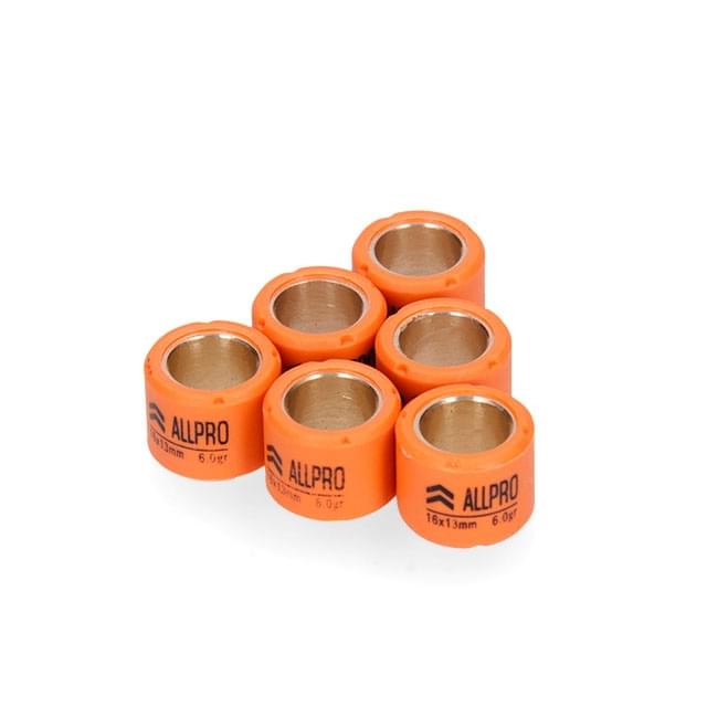 Rodillos 16x13 6,0gr Allpro