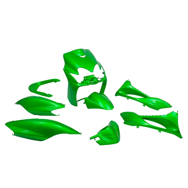 Kit de carenados Yamaha Jog R RR / MBK Mach G 9 piezas verde KAWA AllPro